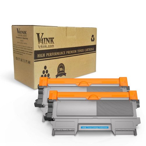 Brother TN450 TN420 Compatible Black Toner Cartridge, High Yield, 2 Pack